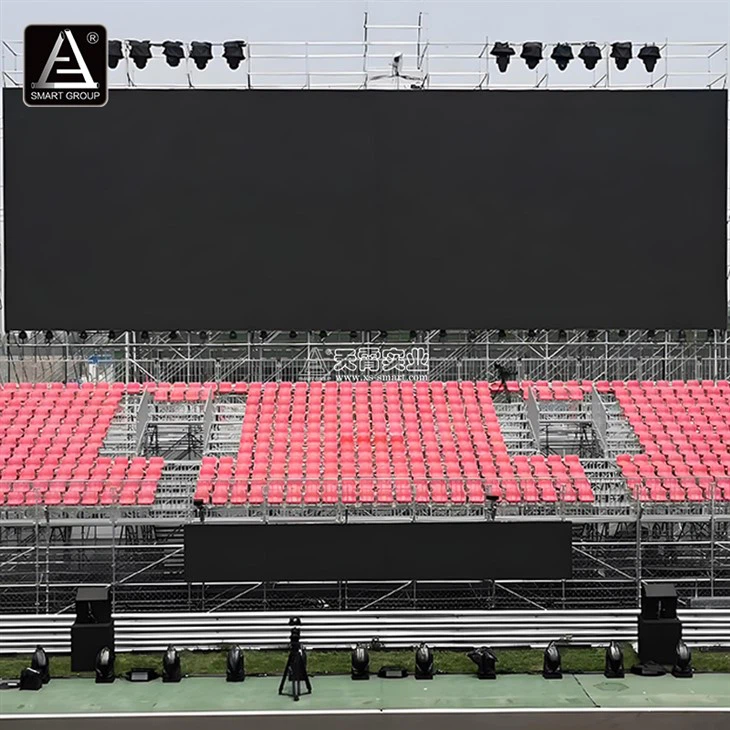Fixed Stadium Bleachers Grandstand Seating
